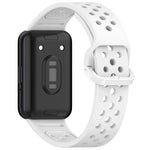 Dây đồng hồ silicone thoáng khí màu trơn khóa nhiều màu xDfind, Dành cho Samsung Galaxy Fit3