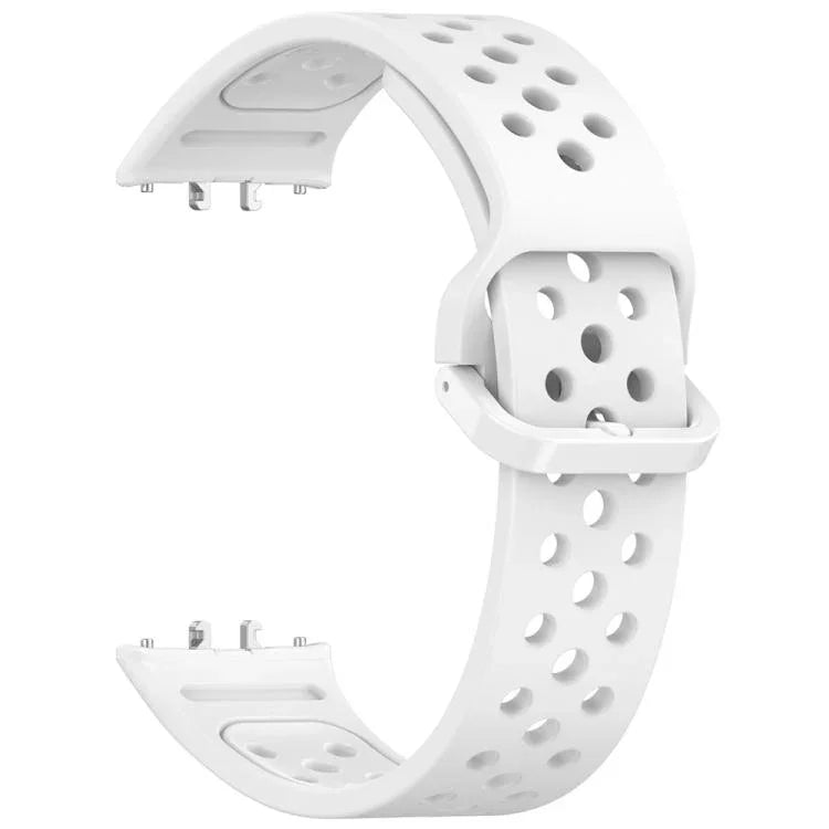 Dây đồng hồ silicone thoáng khí màu trơn khóa nhiều màu xDfind, Dành cho Samsung Galaxy Fit3
