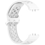 Dây đồng hồ silicone thoáng khí màu trơn khóa nhiều màu xDfind, Dành cho Samsung Galaxy Fit3