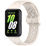Dây đồng hồ silicone thoáng khí màu trơn khóa nhiều màu xDfind, Dành cho Samsung Galaxy Fit3