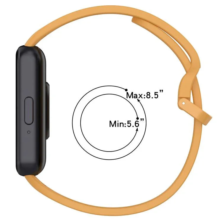 Dây đồng hồ silicone thoáng khí màu trơn khóa nhiều màu xDfind, Dành cho Samsung Galaxy Fit3