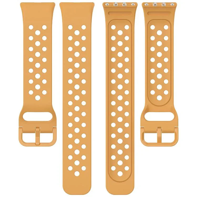 Dây đồng hồ silicone thoáng khí màu trơn khóa nhiều màu xDfind, Dành cho Samsung Galaxy Fit3