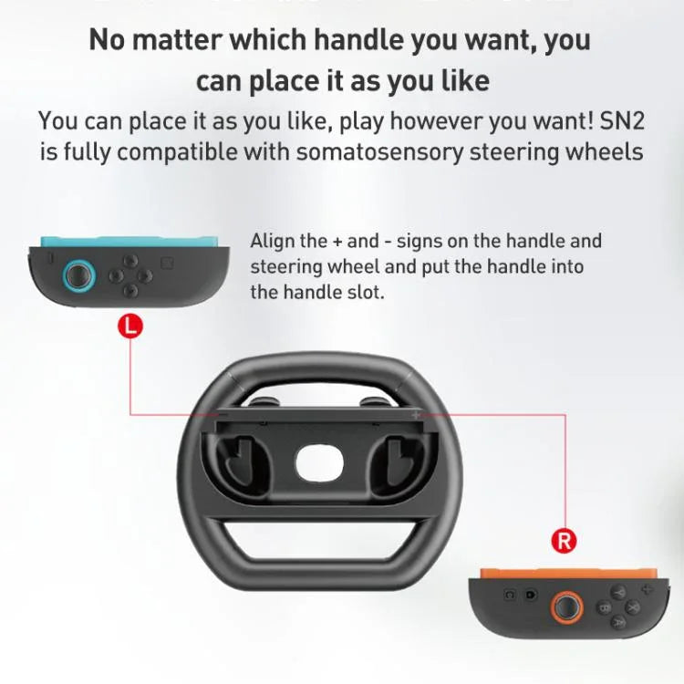 Bánh lái đơn giản iPlay HBS-2813 cho Nintendo Switch 2 Joy-Con 1 cặp