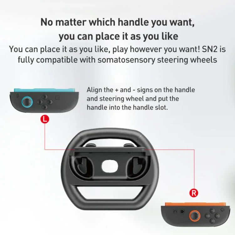 Bộ 4 bánh lái đơn giản iPlay HBS-2813-C cho Nintendo Switch 2 Joy-Con