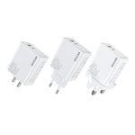 WK WP-U64 Sạc nhanh Kinkong Flash Charge 45W cổng USB+Type-C, phích cắm EU, phích cắm UK, phích cắm US