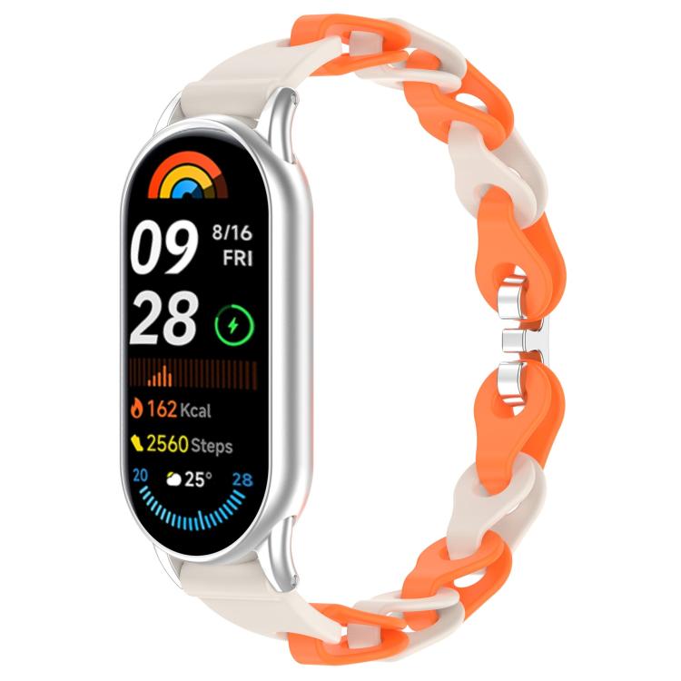 xDfind Hollow Bracelet Silicone Watch Band, For Xiaomi Smart Band 10 / 9 / 8