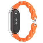 xDfind Hollow Bracelet Silicone Watch Band, For Xiaomi Smart Band 10 / 9 / 8