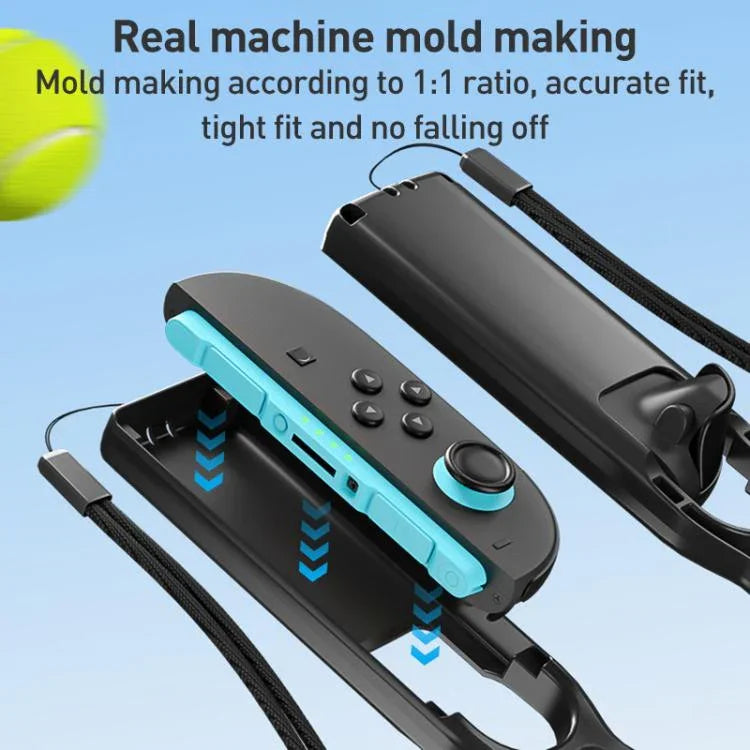 Bộ tay cầm trái phải iPlay HBS-2839 cho Nintendo Switch 2 Joy-Con, 1 cặp vợt tennis