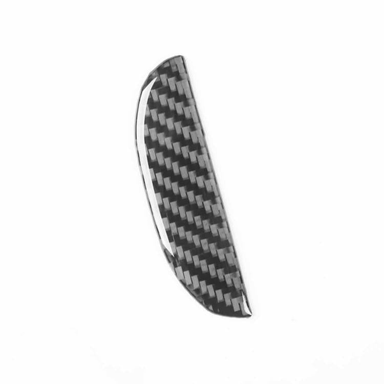 Carbon Fiber Car Passenger Seat Storage Box Handle Decorative Sticker for SEAT Leon 2005-2012, Left and Right Driver, Passenger Seat Storage Box Handle