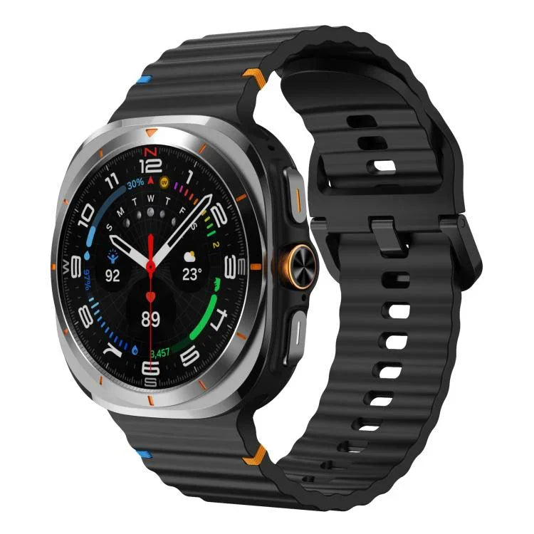Dây đồng hồ silicone xDfind Wave Stitching, Dành cho Samsung Galaxy Watch Ultra 47mm / Ultra 2025
