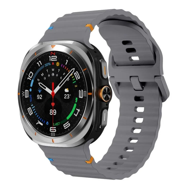 Dây đồng hồ silicone xDfind Wave Stitching, Dành cho Samsung Galaxy Watch Ultra 47mm / Ultra 2025