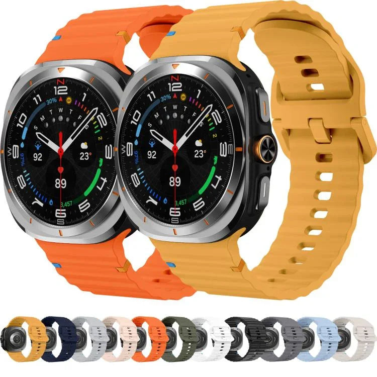 Dây đồng hồ silicone xDfind Wave Stitching, Dành cho Samsung Galaxy Watch Ultra 47mm / Ultra 2025