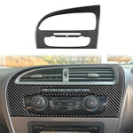 Carbon Fiber Car Center Console Air Conditioner Panel Decorative Sticker for SEAT Leon 2005-2012, Center Console Air Conditioner Panel, Left Driver, Center Console Air Conditioner Panel, Right Driver
