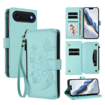 Ví da ốp lưng điện thoại Butterfly Love Flower nhiều thẻ có khóa kéo, dành cho iPhone 17e / 16e, iPhone 17 Pro Max, iPhone 17 Pro, iPhone 17, iPhone Air, iPhone 16 Pro Max