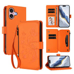 Ví da ốp lưng điện thoại Butterfly Love Flower nhiều thẻ có khóa kéo, dành cho iPhone 16 Pro, iPhone 16 Plus, iPhone 16, iPhone 15 Pro Max, iPhone 15 Pro, iPhone 15 Plus