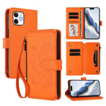 Ví da khóa kéo đa thẻ hoa tình yêu bướm, dành cho iPhone 11 Pro Max, dành cho iPhone 11, dành cho iPhone 11 Pro, dành cho iPhone X / XS, dành cho iPhone XR, dành cho iPhone XS Max