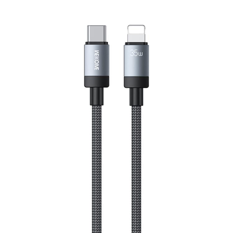 Cáp dữ liệu sạc nhanh bện WK WDC-99 Kingkong Ruike Series 35W USB-C / Type-C sang 8 Pin, dài 1m
