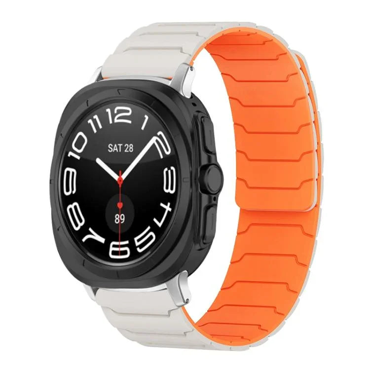 Dây đồng hồ silicone từ tính xDfind, Dành cho Samsung Galaxy Watch Ultra / Ultra 2025, Dành cho Samsung Galaxy Watch8 / 8 Classic, Dành cho Samsung Galaxy Watch 7 / 6 / 5 / FE
