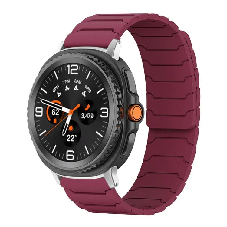 Dây đồng hồ silicone từ tính xDfind, Dành cho Samsung Galaxy Watch Ultra / Ultra 2025, Dành cho Samsung Galaxy Watch8 / 8 Classic, Dành cho Samsung Galaxy Watch 7 / 6 / 5 / FE