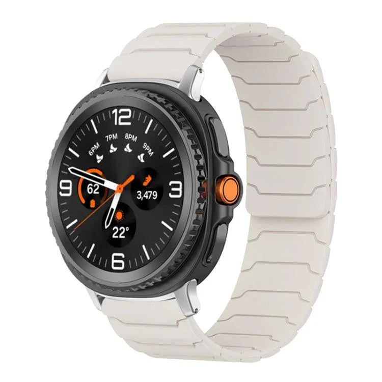 Dây đồng hồ silicone từ tính xDfind, Dành cho Samsung Galaxy Watch Ultra / Ultra 2025, Dành cho Samsung Galaxy Watch8 / 8 Classic, Dành cho Samsung Galaxy Watch 7 / 6 / 5 / FE