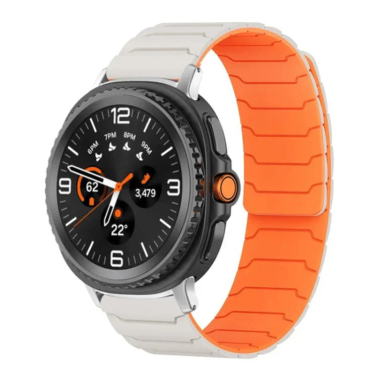 Dây đồng hồ silicone từ tính xDfind, Dành cho Samsung Galaxy Watch Ultra / Ultra 2025, Dành cho Samsung Galaxy Watch8 / 8 Classic, Dành cho Samsung Galaxy Watch 7 / 6 / 5 / FE