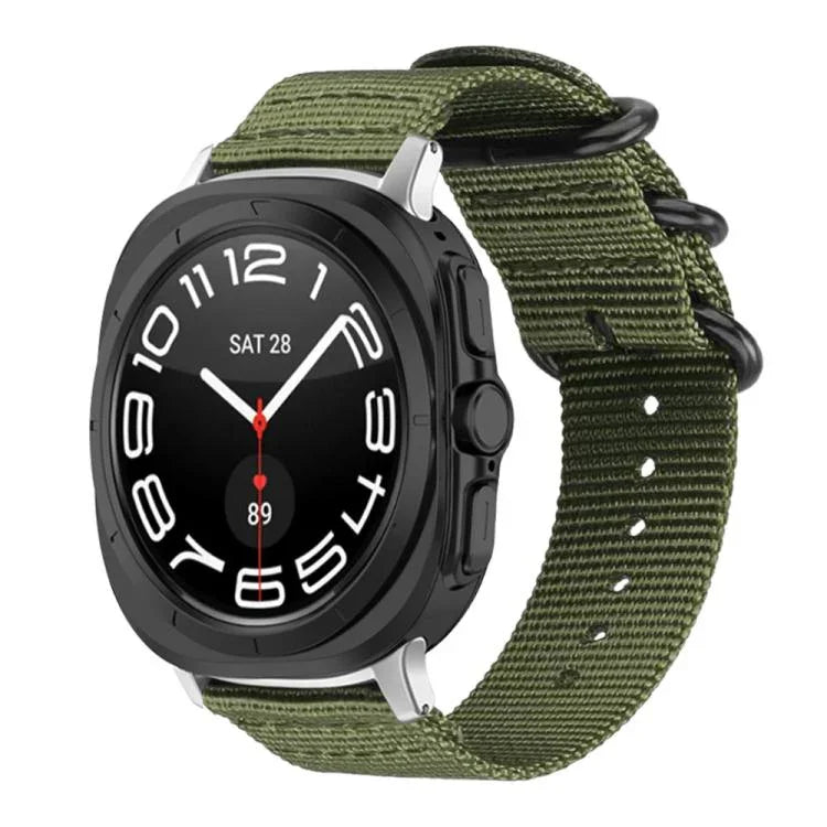 Dây đồng hồ vải nylon khóa vòng xDfind, Dành cho Samsung Galaxy Watch Ultra / Ultra 2025, Dành cho Samsung Galaxy Watch8 / 8 Classic, Dành cho Samsung Galaxy Watch 7 / 6 / 5 / FE, Dành cho Samsung Galaxy Fit3 SM-R390