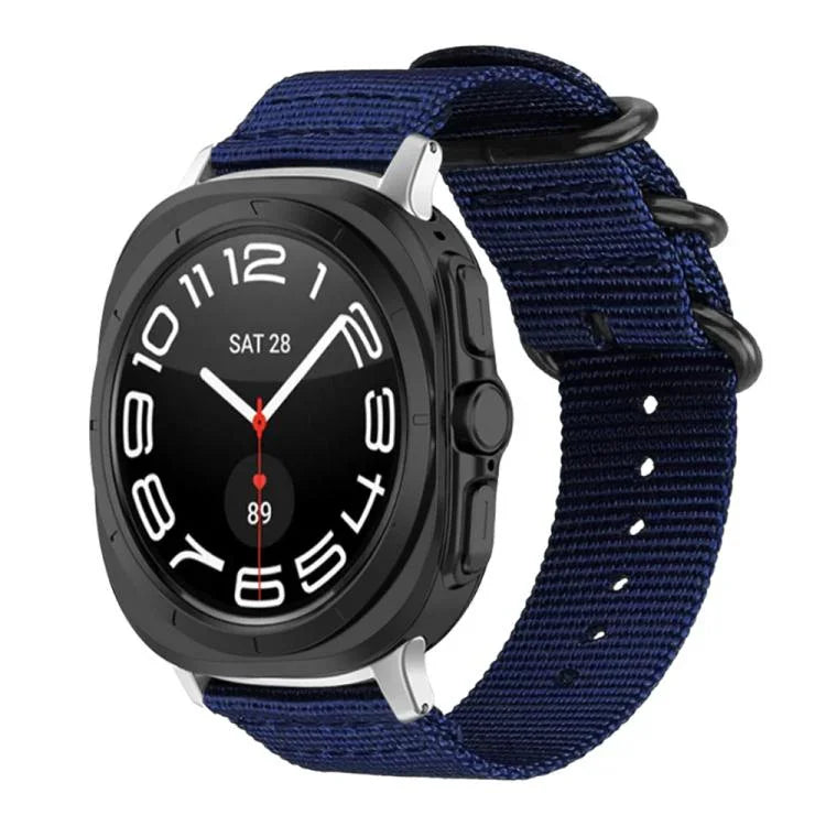 Dây đồng hồ vải nylon khóa vòng xDfind, Dành cho Samsung Galaxy Watch Ultra / Ultra 2025, Dành cho Samsung Galaxy Watch8 / 8 Classic, Dành cho Samsung Galaxy Watch 7 / 6 / 5 / FE, Dành cho Samsung Galaxy Fit3 SM-R390