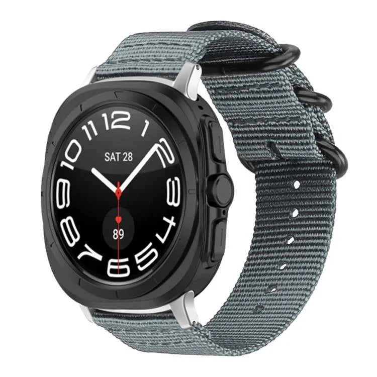 Dây đồng hồ vải nylon khóa vòng xDfind, Dành cho Samsung Galaxy Watch Ultra / Ultra 2025, Dành cho Samsung Galaxy Watch8 / 8 Classic, Dành cho Samsung Galaxy Watch 7 / 6 / 5 / FE, Dành cho Samsung Galaxy Fit3 SM-R390