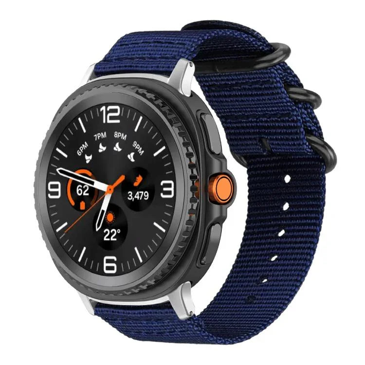 Dây đồng hồ vải nylon khóa vòng xDfind, Dành cho Samsung Galaxy Watch Ultra / Ultra 2025, Dành cho Samsung Galaxy Watch8 / 8 Classic, Dành cho Samsung Galaxy Watch 7 / 6 / 5 / FE, Dành cho Samsung Galaxy Fit3 SM-R390