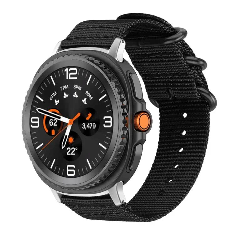 Dây đồng hồ vải nylon khóa vòng xDfind, Dành cho Samsung Galaxy Watch Ultra / Ultra 2025, Dành cho Samsung Galaxy Watch8 / 8 Classic, Dành cho Samsung Galaxy Watch 7 / 6 / 5 / FE, Dành cho Samsung Galaxy Fit3 SM-R390