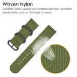 Dây đồng hồ vải nylon khóa vòng xDfind, Dành cho Samsung Galaxy Watch Ultra / Ultra 2025, Dành cho Samsung Galaxy Watch8 / 8 Classic, Dành cho Samsung Galaxy Watch 7 / 6 / 5 / FE, Dành cho Samsung Galaxy Fit3 SM-R390