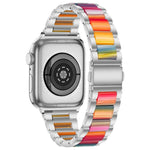 Dây đồng hồ nhựa kim loại ba hạt xDfind, Dành cho Apple Watch 42 / 44 / 45 / 46 / 49mm, Dành cho Apple Watch 38 / 40 / 41 / S10 42mm
