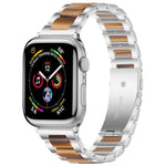 Dây đồng hồ nhựa kim loại ba hạt xDfind, Dành cho Apple Watch 42 / 44 / 45 / 46 / 49mm, Dành cho Apple Watch 38 / 40 / 41 / S10 42mm