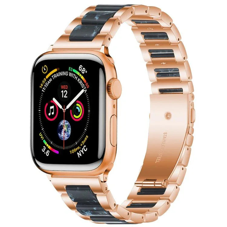 Dây đồng hồ nhựa kim loại ba hạt xDfind, Dành cho Apple Watch 42 / 44 / 45 / 46 / 49mm, Dành cho Apple Watch 38 / 40 / 41 / S10 42mm