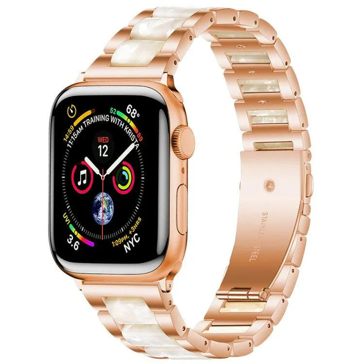 Dây đồng hồ nhựa kim loại ba hạt xDfind, Dành cho Apple Watch 42 / 44 / 45 / 46 / 49mm, Dành cho Apple Watch 38 / 40 / 41 / S10 42mm