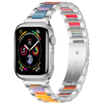 Dây đồng hồ nhựa kim loại ba hạt xDfind, Dành cho Apple Watch 42 / 44 / 45 / 46 / 49mm, Dành cho Apple Watch 38 / 40 / 41 / S10 42mm