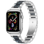 Dây đồng hồ nhựa kim loại ba hạt xDfind, Dành cho Apple Watch 42 / 44 / 45 / 46 / 49mm, Dành cho Apple Watch 38 / 40 / 41 / S10 42mm