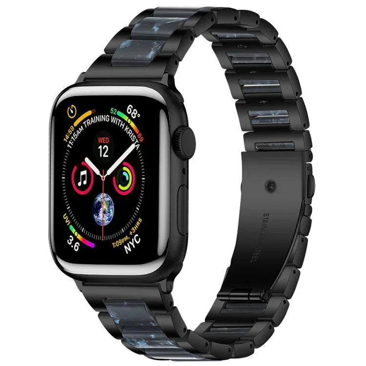 Dây đồng hồ nhựa kim loại ba hạt xDfind, Dành cho Apple Watch 42 / 44 / 45 / 46 / 49mm, Dành cho Apple Watch 38 / 40 / 41 / S10 42mm