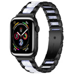 Dây đồng hồ nhựa kim loại ba hạt xDfind, Dành cho Apple Watch 42 / 44 / 45 / 46 / 49mm, Dành cho Apple Watch 38 / 40 / 41 / S10 42mm