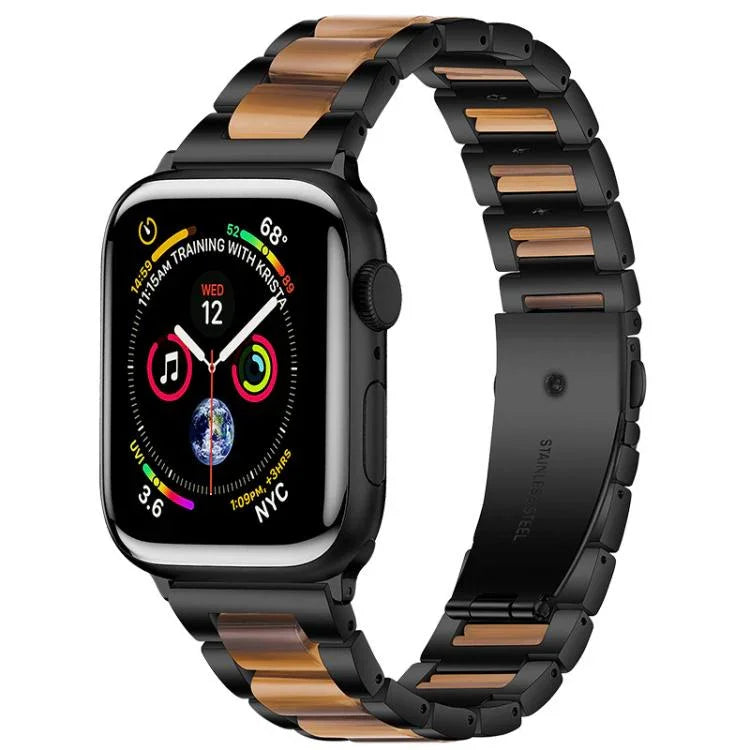 Dây đồng hồ nhựa kim loại ba hạt xDfind, Dành cho Apple Watch 42 / 44 / 45 / 46 / 49mm, Dành cho Apple Watch 38 / 40 / 41 / S10 42mm