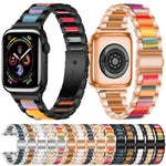 Dây đồng hồ nhựa kim loại ba hạt xDfind, Dành cho Apple Watch 42 / 44 / 45 / 46 / 49mm, Dành cho Apple Watch 38 / 40 / 41 / S10 42mm