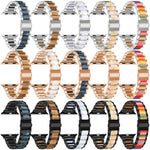 Dây đồng hồ nhựa kim loại ba hạt xDfind, Dành cho Apple Watch 42 / 44 / 45 / 46 / 49mm, Dành cho Apple Watch 38 / 40 / 41 / S10 42mm