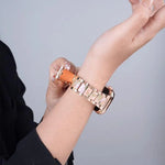 Dây đồng hồ nhựa kim loại ba hạt xDfind, Dành cho Apple Watch 42 / 44 / 45 / 46 / 49mm, Dành cho Apple Watch 38 / 40 / 41 / S10 42mm