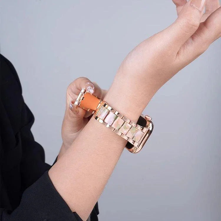 Dây đồng hồ nhựa kim loại ba hạt xDfind, Dành cho Apple Watch 42 / 44 / 45 / 46 / 49mm, Dành cho Apple Watch 38 / 40 / 41 / S10 42mm