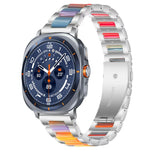 Dây Đồng Hồ Kim Loại Nhựa Resin Ba Hạt xDfind, Dùng Cho Samsung Galaxy Watch Ultra/Ultra 2025, Samsung Galaxy Watch8 / 8 Classic, Samsung Galaxy Watch 7 / 6 / 5 / FE