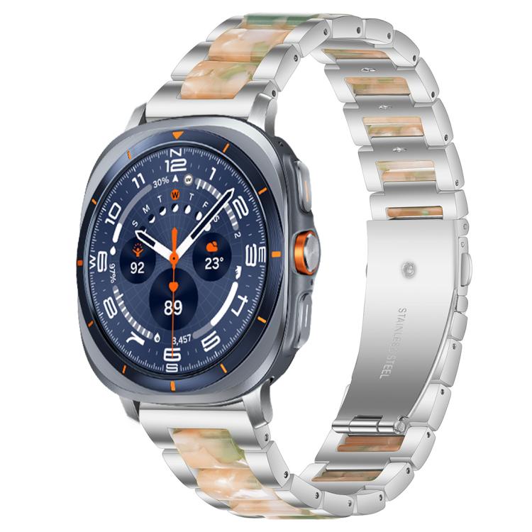 Dây Đồng Hồ Kim Loại Nhựa Resin Ba Hạt xDfind, Dùng Cho Samsung Galaxy Watch Ultra/Ultra 2025, Samsung Galaxy Watch8 / 8 Classic, Samsung Galaxy Watch 7 / 6 / 5 / FE