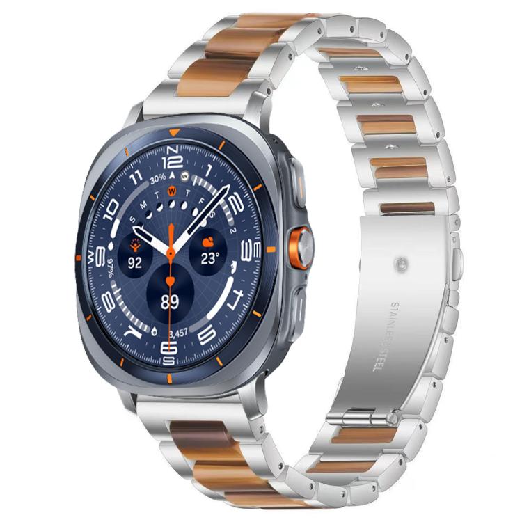 Dây Đồng Hồ Kim Loại Nhựa Resin Ba Hạt xDfind, Dùng Cho Samsung Galaxy Watch Ultra/Ultra 2025, Samsung Galaxy Watch8 / 8 Classic, Samsung Galaxy Watch 7 / 6 / 5 / FE