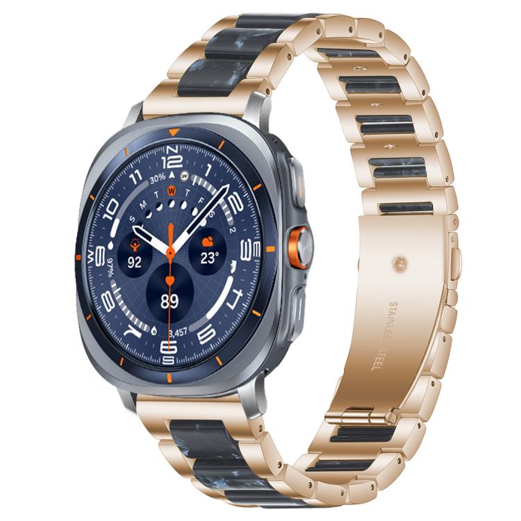 Dây Đồng Hồ Kim Loại Nhựa Resin Ba Hạt xDfind, Dùng Cho Samsung Galaxy Watch Ultra/Ultra 2025, Samsung Galaxy Watch8 / 8 Classic, Samsung Galaxy Watch 7 / 6 / 5 / FE
