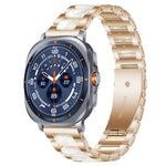 Dây Đồng Hồ Kim Loại Nhựa Resin Ba Hạt xDfind, Dùng Cho Samsung Galaxy Watch Ultra/Ultra 2025, Samsung Galaxy Watch8 / 8 Classic, Samsung Galaxy Watch 7 / 6 / 5 / FE