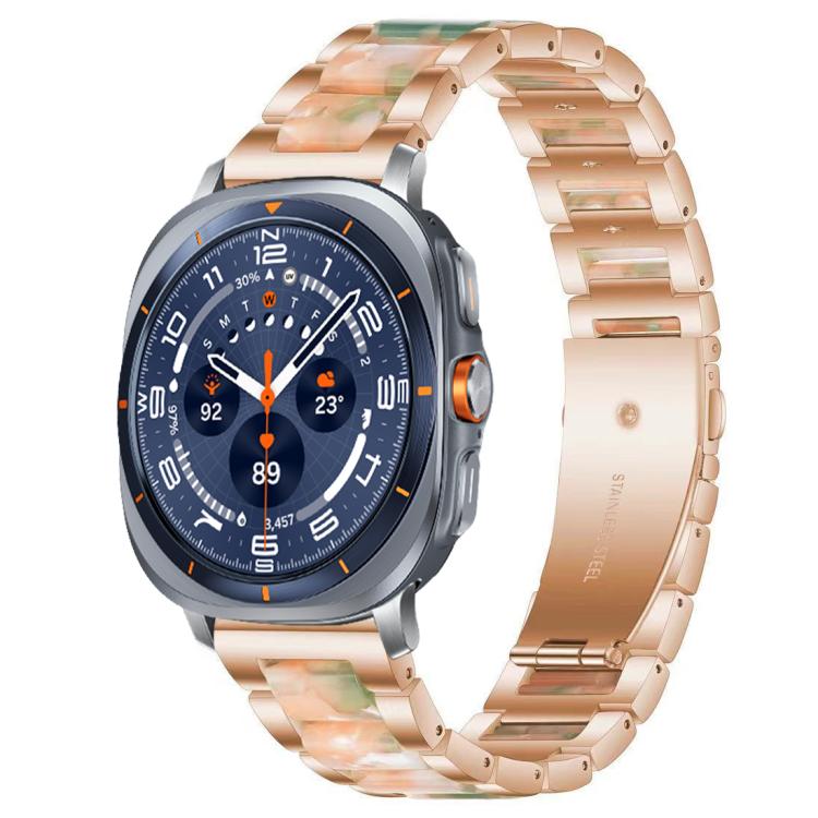 Dây Đồng Hồ Kim Loại Nhựa Resin Ba Hạt xDfind, Dùng Cho Samsung Galaxy Watch Ultra/Ultra 2025, Samsung Galaxy Watch8 / 8 Classic, Samsung Galaxy Watch 7 / 6 / 5 / FE